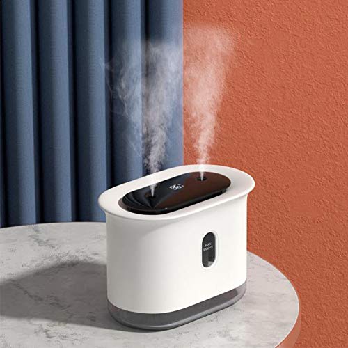 Allnice Cool Mist Humidifier Portable Humidifier Mini Humidifier for Bedroom Office, Top-Fill Design | 1000ml Water Tank | Dual Spray | Digital Display Screen | Colorful Nightlight | Auto Off