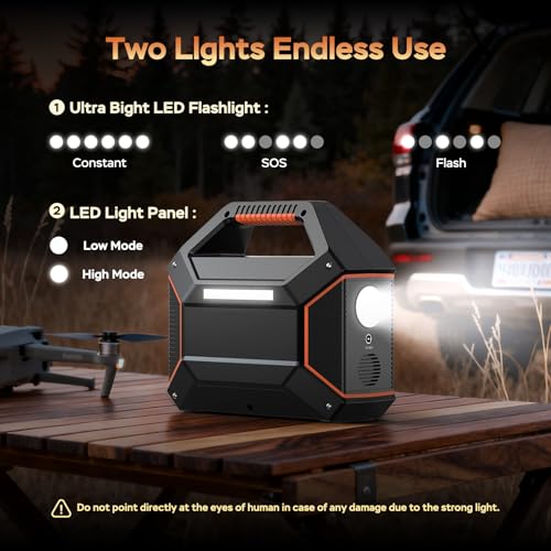 MARBERO Portable Power Station 155Wh, 100W Portable Generator 42,000mAh - Image 5
