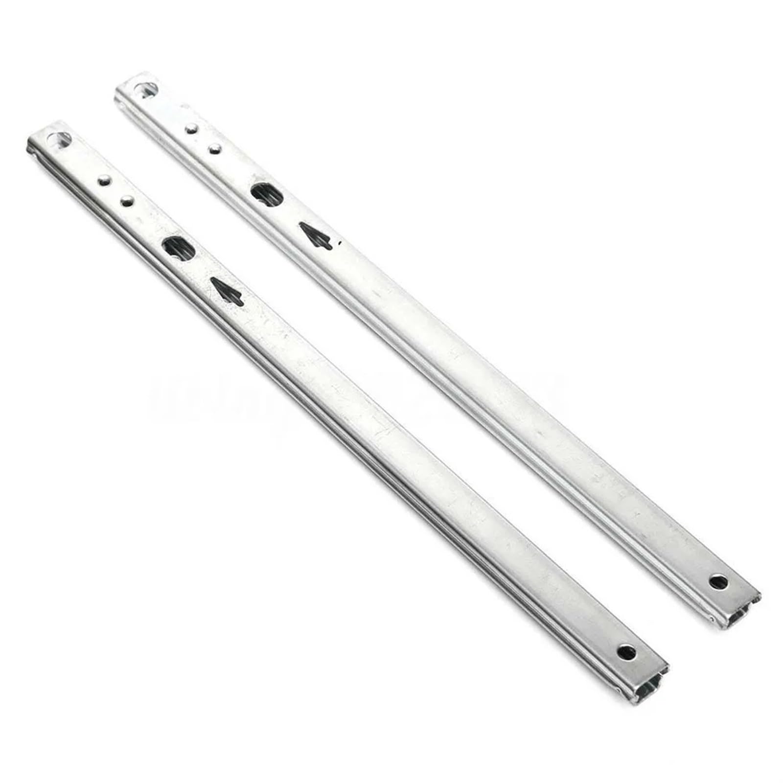 Drawer Track, 1 Pair 17mm Micro Ball Guide Two Sections Wide Steel Fold Slide Drawer Rail Furniture 8/10/11/14/21 inches(14inches (342mm))