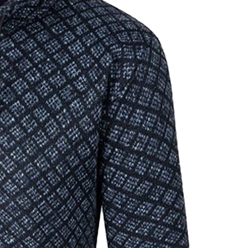 Men's Cardigan Fashion Slim Fit Sweater Knitted Full Zipper Long Sleeve Sweater Casual Warm Sweaters with Hooded3