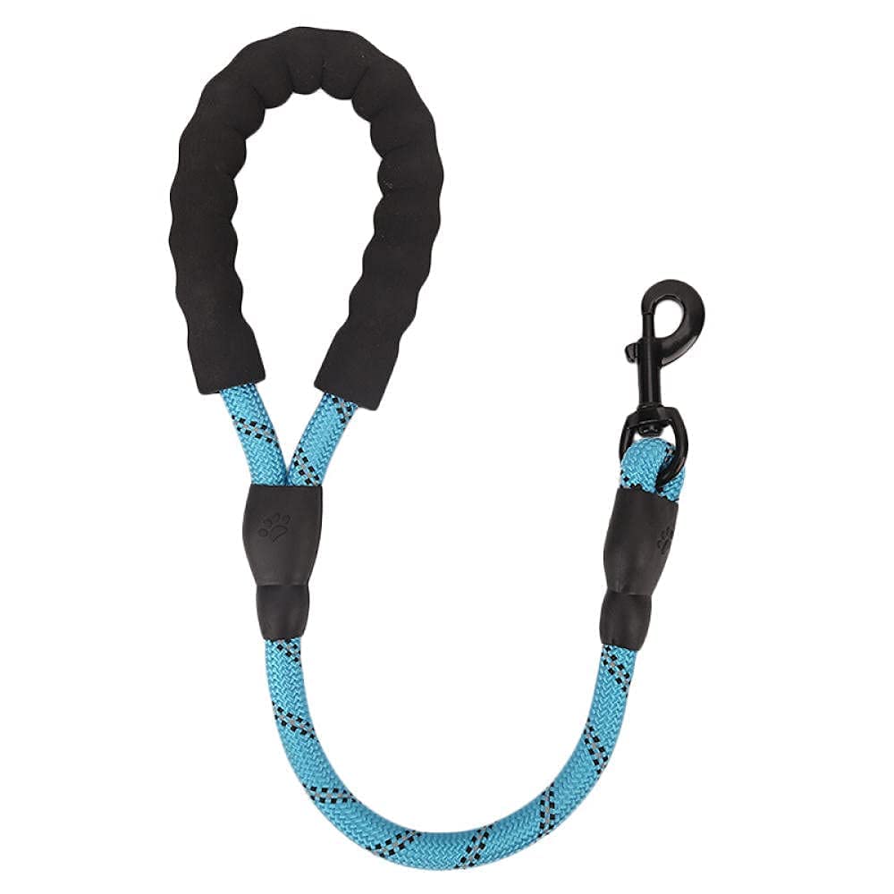 Correas para Perros, Correa Corta for Perros, Resistente, Reflectante, Redonda, for paseador, Collar, Correa, Color Rosa(Blue)