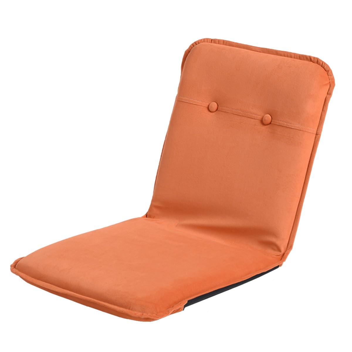 Sedia da pavimento pieghevole regolabile - Divano da gioco ergonomico a 5 posizioni con supporto per la schiena in tessuto di lino imbottito per leggere meditazione e relax a casa