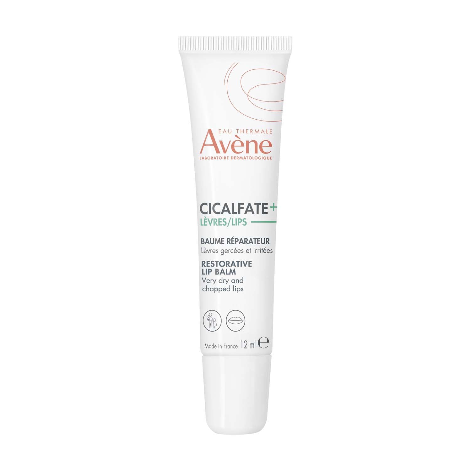 AVENE Cicalfate+ - Restorative Lip Balm - Dry, Irritated Lips - 12 ml