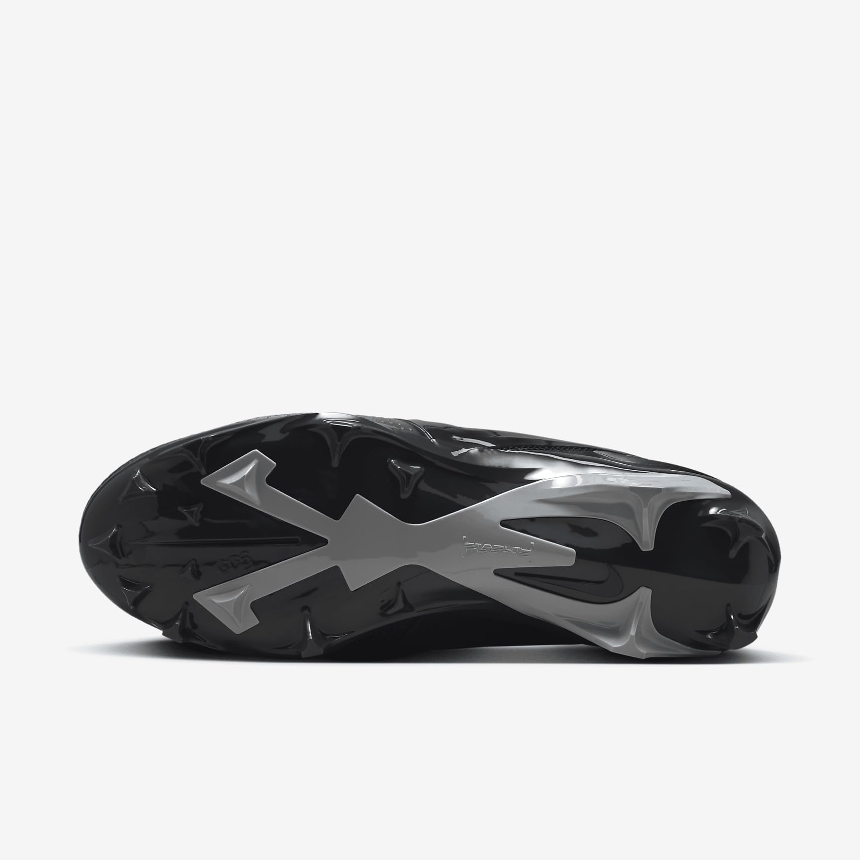 Nike Alpha Menace 4 Pro Football Cleats (FD7037-001, Black/Light Smoke Grey/White) Size 7