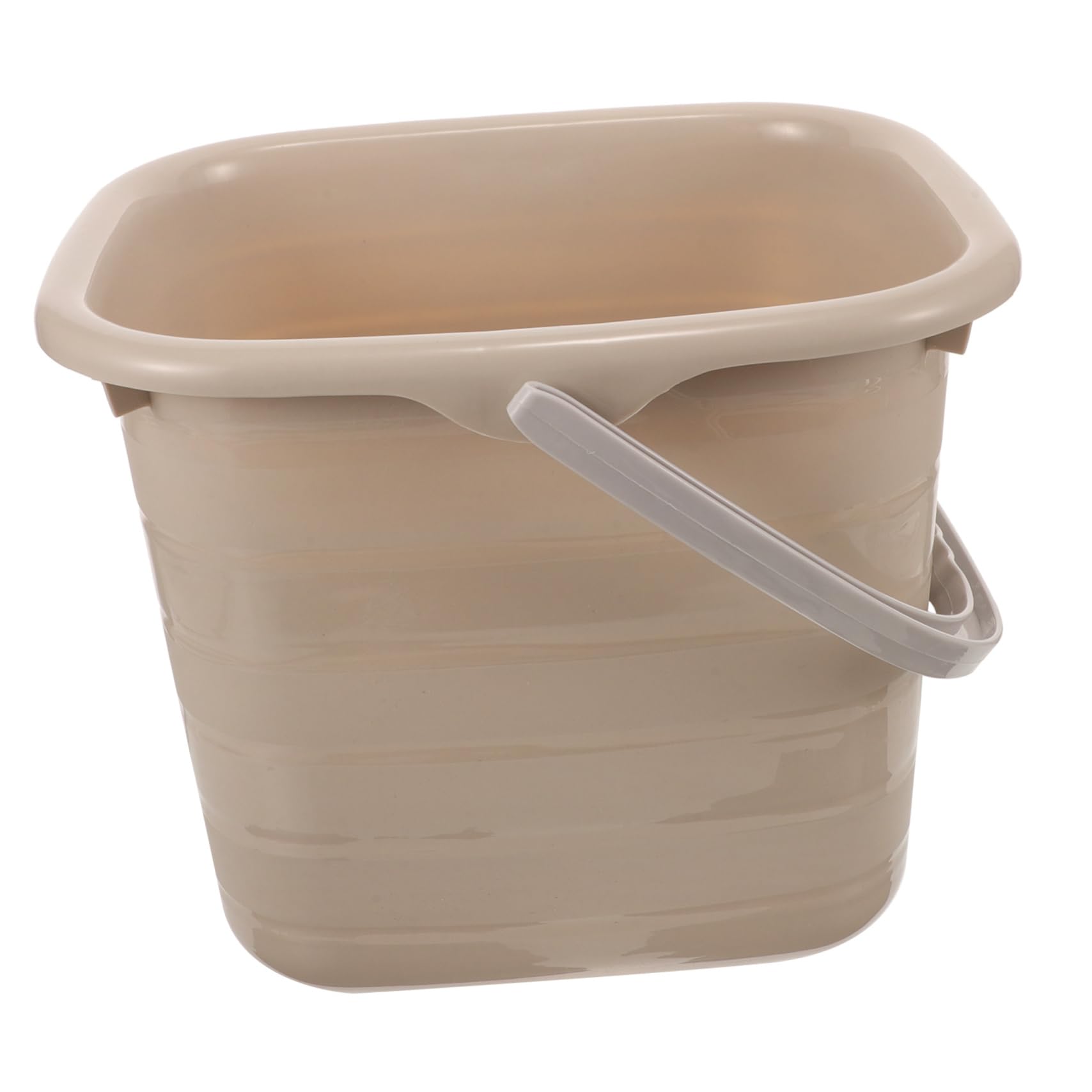 GARVALON Secchio per 11l con Manico in Plastica Rettangolare e Facile da Versare Acqua e Prodotti la Pulizia, Uso Domestico