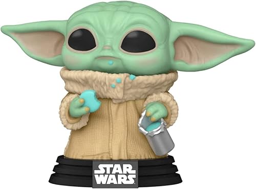Miniatura 2 de Funko Pop! Mandalorian - The Child, Grogu con galleta con protector de burbujas EcoTEK