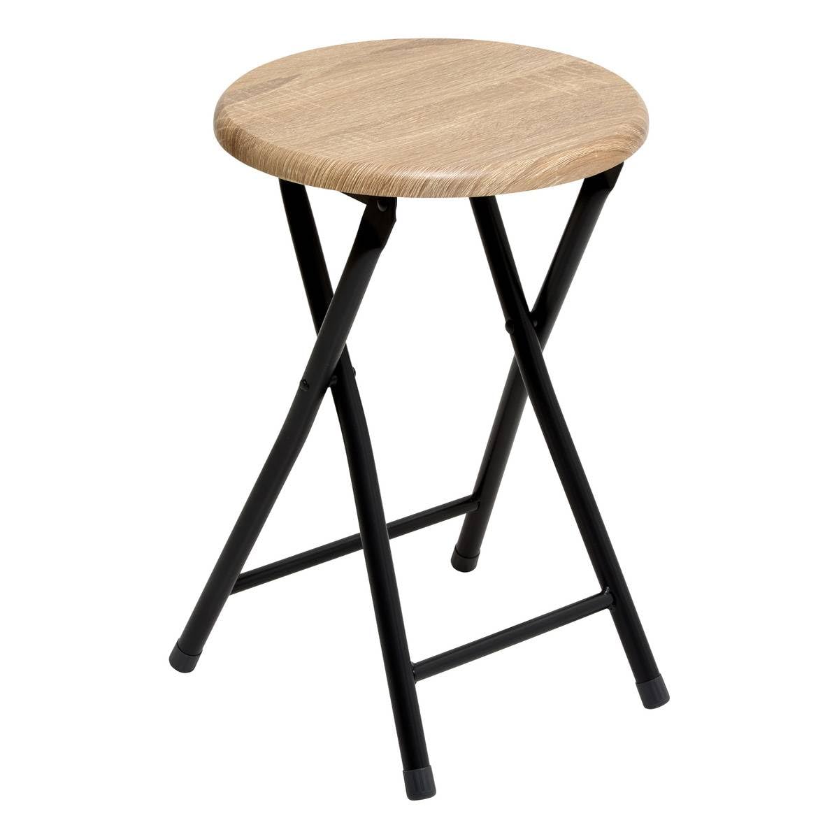 5five - sgabelli pieghevoli effetto legno naturale