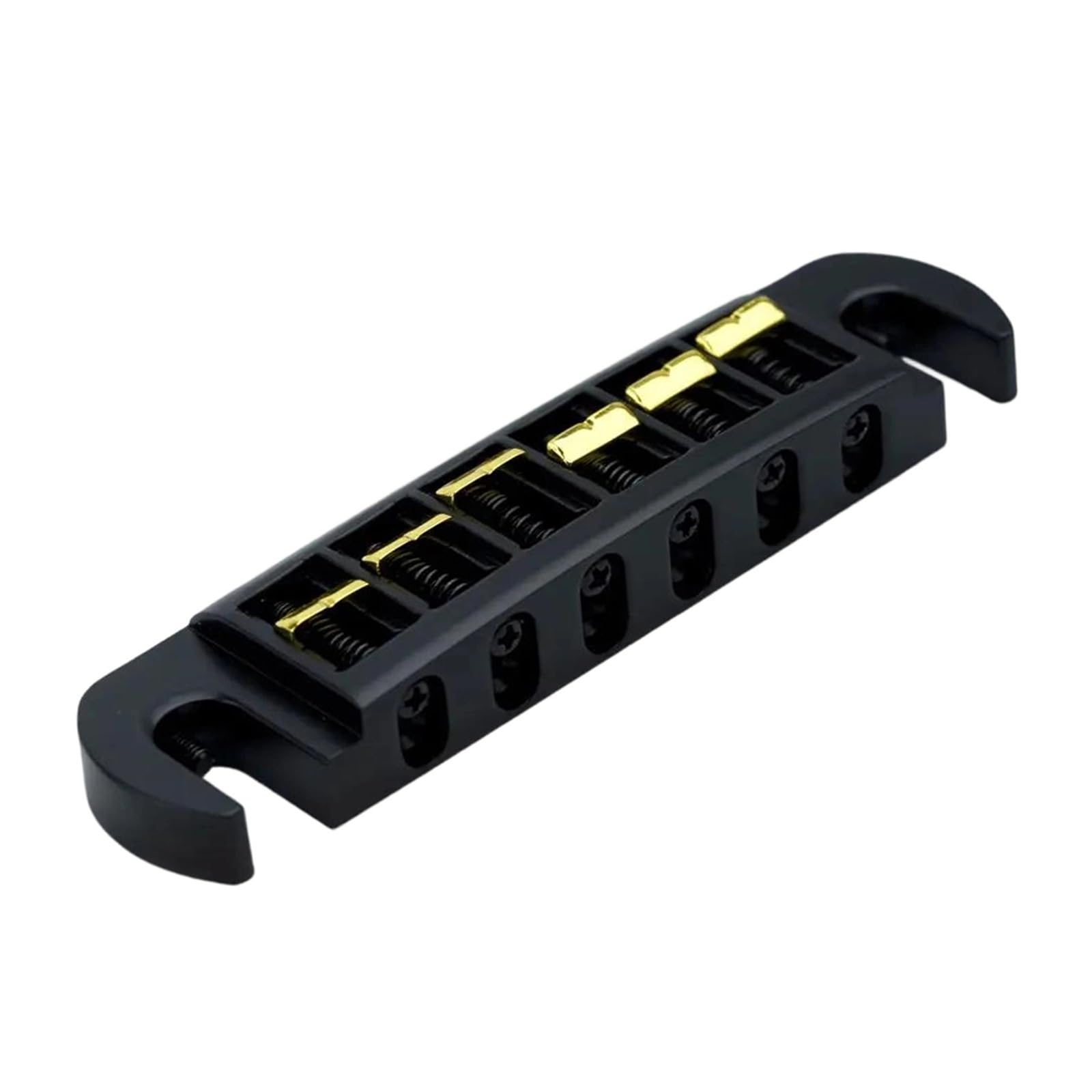 Professionnelle Chevalet De Guitare Pont De Cordier Pour Guitare Électrique LP Enveloppant Réglable Disponible(Black)