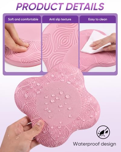 Image of 2-4 Pack Yoga Knee Pads, TPE Cushion for Pilates Exercise