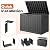 NBYSGO Outdoor Storage Box, Resin Deck Boxes outdoor, Waterproof Storage Box Lockable Lid (Black, 50 Gallon)