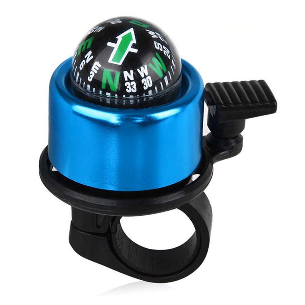 Sonnette De Vélo Métal Avec Boussole Décorative – Pour Guidon ≤ 2,2 Cm, Facile à Installer