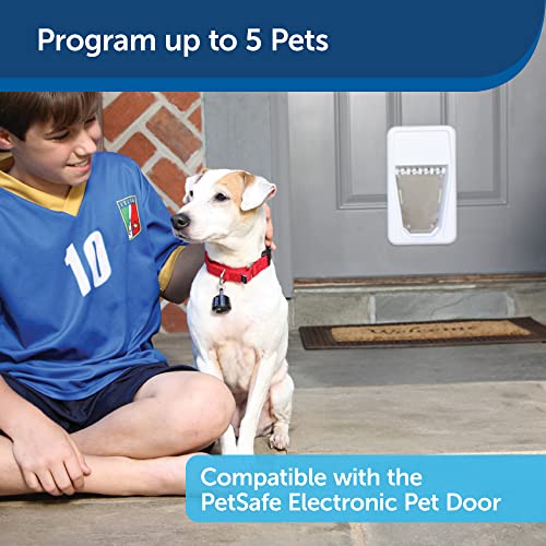 PetSafe SmartKey Elektronischer Schlüssel für Hunde und Katzen Halsbänder - Kompatibel mit Elektronischer SmartDoor Haustiertür, Wasserdichtes Design