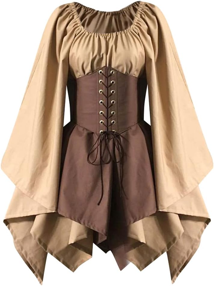 Women's Renaissance Marie Antoinette Ball Gown Victorian Medieval Floral Print Halloween Party Costume - Image 3