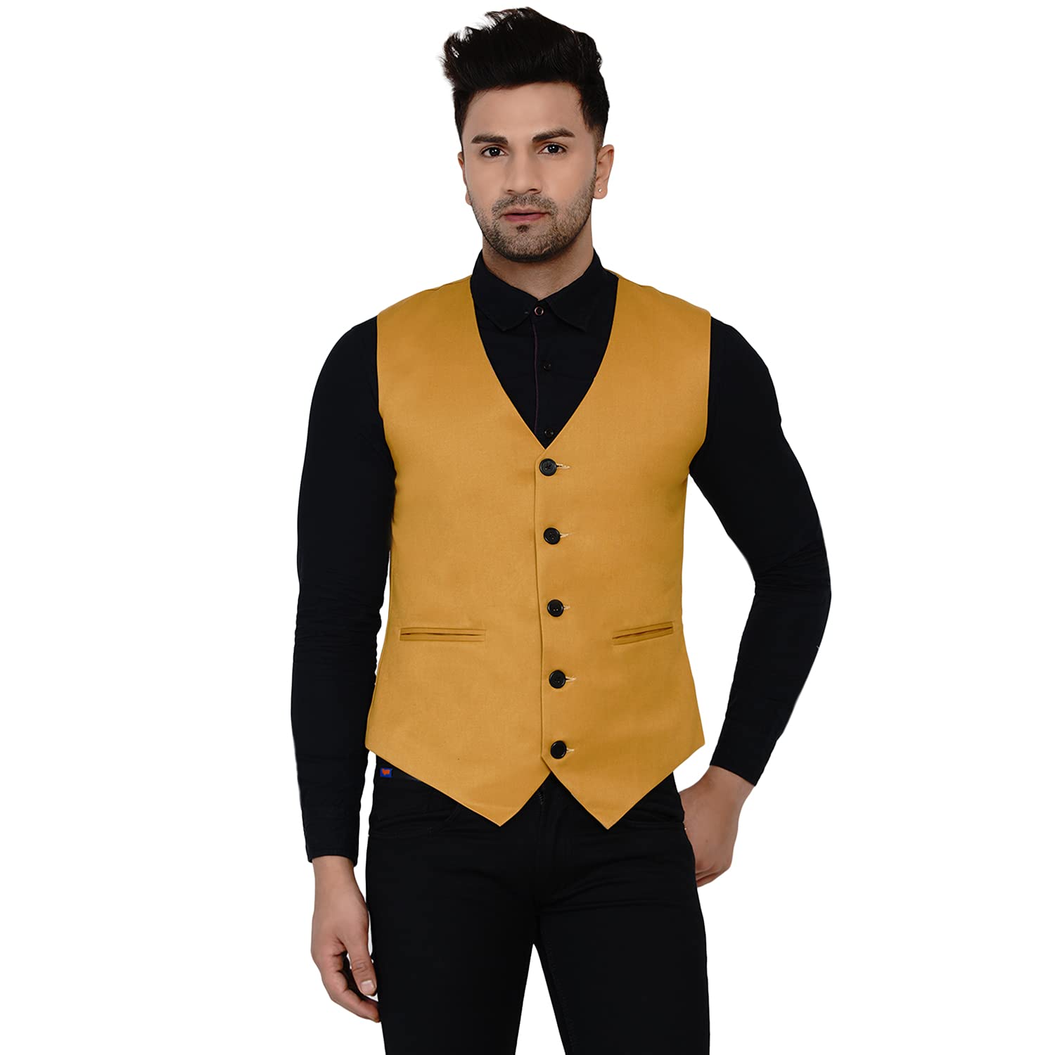 veera paridhaan Men's Solid Waistcoat-picture-47