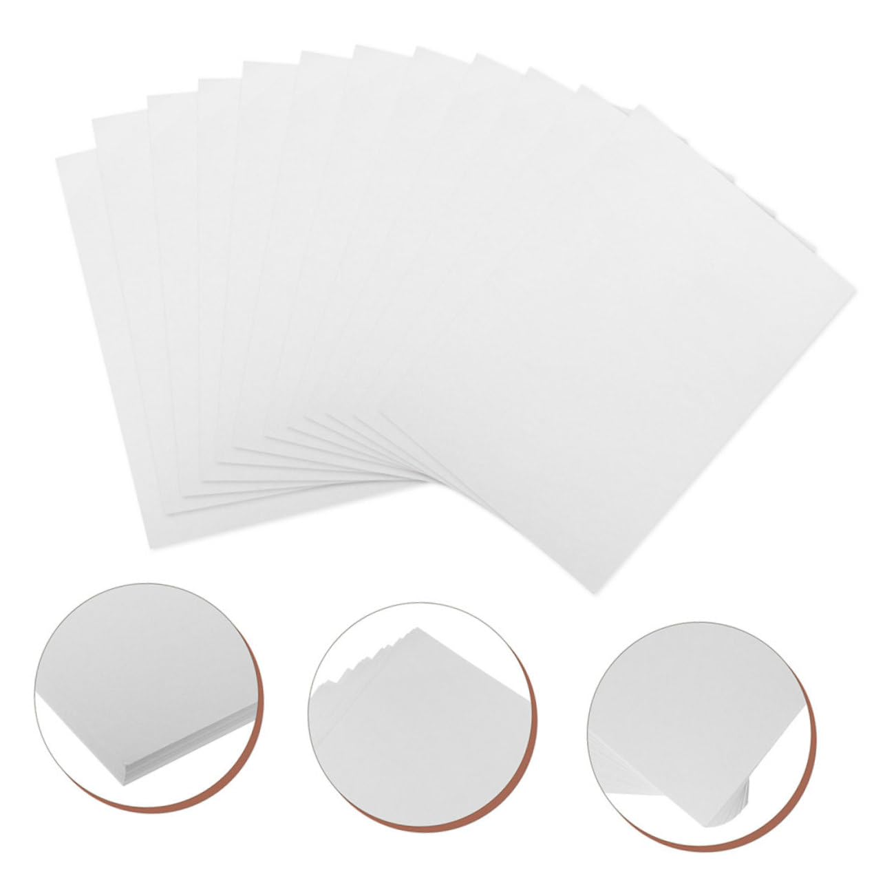 Weißes Aquarellpapier 100 Blatt, Stabiler Maluntergrund | Papier, Vielseitige Maltechniken, Kräftige Farben, 100 Sheets, Künstlerpapier, Wasserfarben