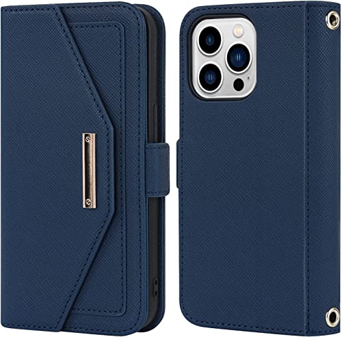 Étui en cuir de qualité supérieure pour iPhone 14 avec étui portefeuille