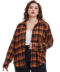 591-black Orange Plaid