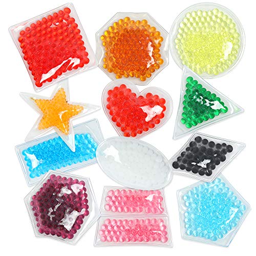 LESONG Sensory Toy for Kids 12 Pack, Fidget Toys Anxiety Relief for ADHD & Autism Children, Learning Toys for 3,4 Year Olds Shapes, Colors Preschool Educational, Bean Bags Great for Cornhole Tossing