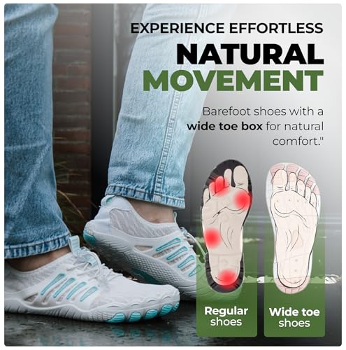 Colson Pro Barefoot Shoes for Men & Women – Lightweight, Non-Slip, Quick-Dry Minimalist Shoes with Wide Toe Box, Arch Support, Flexible Thin Soles for Walking, Running, Gym3