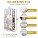 Aluan 50 LED Star String Lights 21FT+3.2FT Christmas Lights, USB & Battery Operated Waterproof Twinkle Fairy Lights with 8 Modes for Indoor Outdoor Home Garden Party Wedding Christmas Tree(Warm White)
