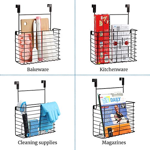 Treelen 2Pk- Kitchen Cabinet Organizer For Cutting Boards Over The Cabinet Organizer Wall Door Mount Foil Holders Rack For Kitchen Bathroom Pantry-Bronze … #TOP6