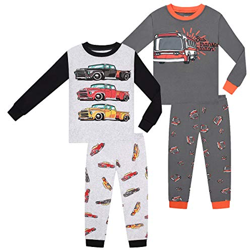 Image of Joyond Boys Pajamas Set for Toddler Cotton Clothes Snug-Fit Pjs Kids Casual Long Sleeve Sleepwear Set