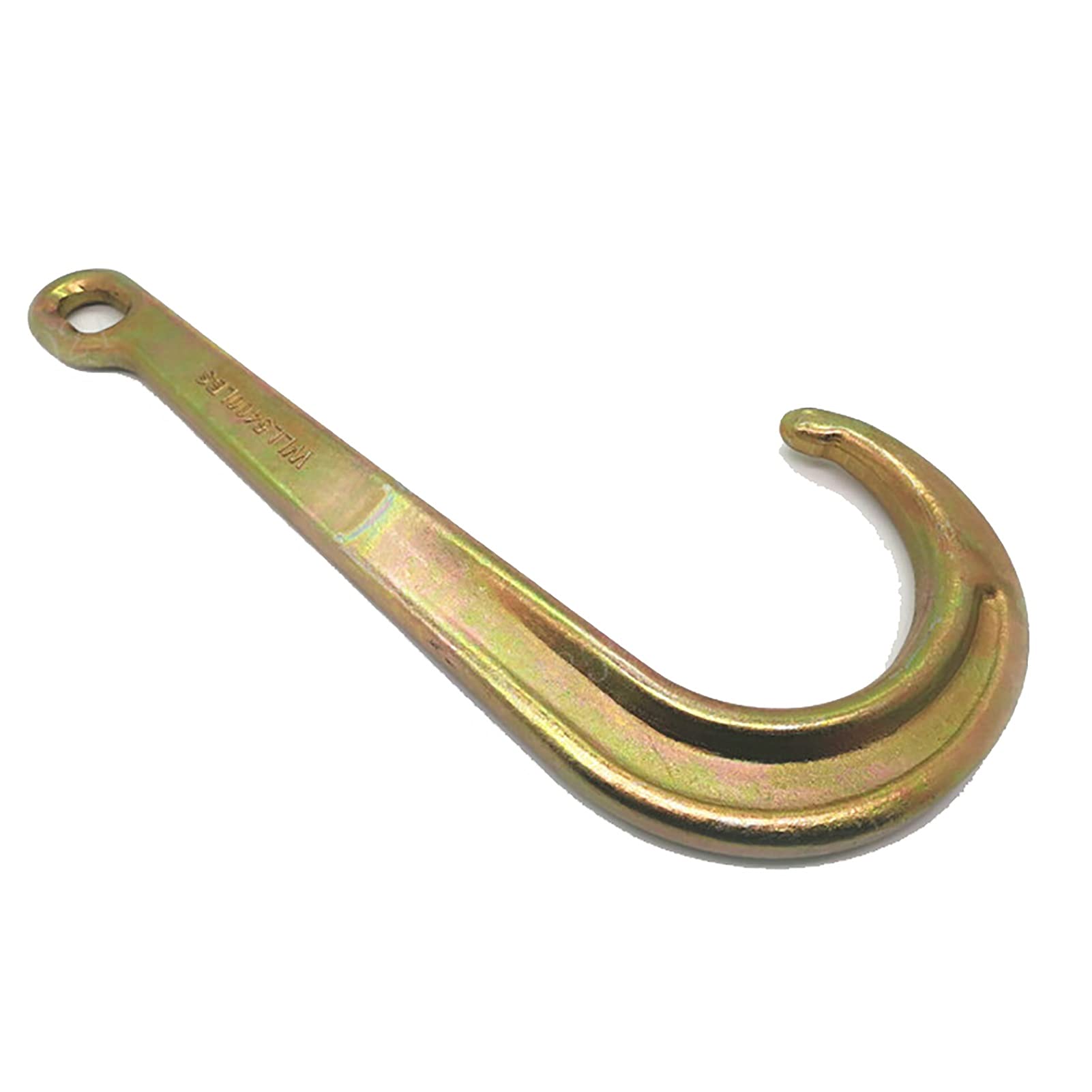 Gancho de Remolque J, Gancho de Cadena de Remolque Colgante Doble Tipo J | Gancho de transporte automático 4T 5T for cuerda de carro de freno de remolque(Gold 5t)