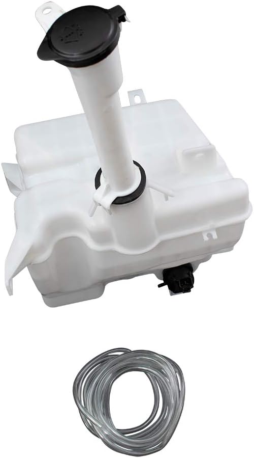 Brock 6489-0009 Windshield Washer Reservoir Tank Assembly With Cap and Washer Pump Without Low Fluid Sensor Compatible With 2014-2019 Toyota Corolla