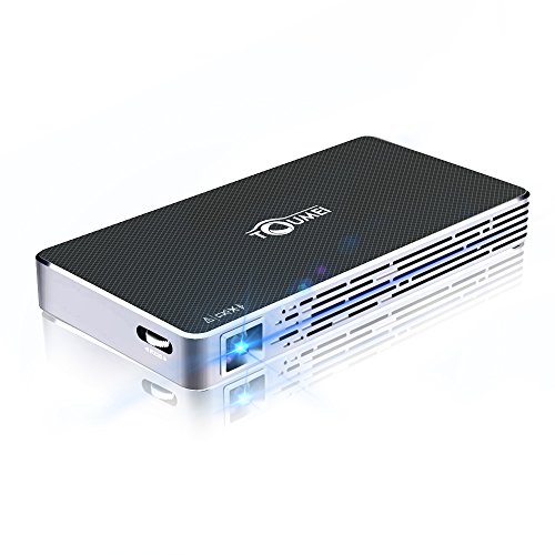 TOUMEI Mini Proyector, Proyector Portátil Android 7.1...