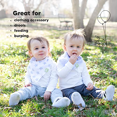 Keababies 8-Pack Organic Baby Bandana Drool Bibs And 8-Pack Organic Baby Bibs For Girls & Boys - Stylish Unisex Bandana Bibs - Teething Baby Bibs For Boy, Girl - Super Absorbent Bandana Drool Bibs #TOP4