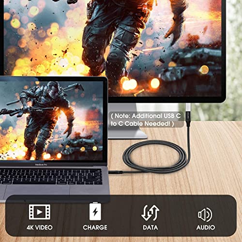 RIITOP USB C Extension Cable 6ft 10Gbps,100W PD Fast Charger - Image 3
