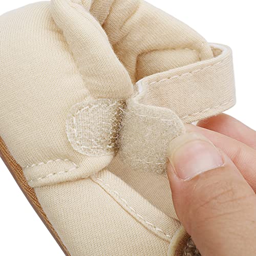 sfdgfhyf Baby Boy Casual Infant Baby Girls Boys Cute Bear Pattern Toddler Shoes Indoor Shoes Cartoon Baby Shoes (White, 0 Months)3