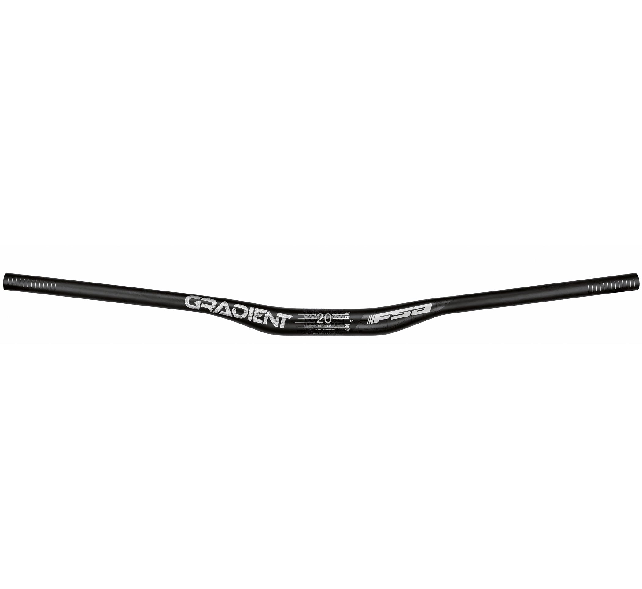 Full Speed Ahead Gradient Carbon 35 Riser 20 Handlebar MTB Bike 35mm Riser