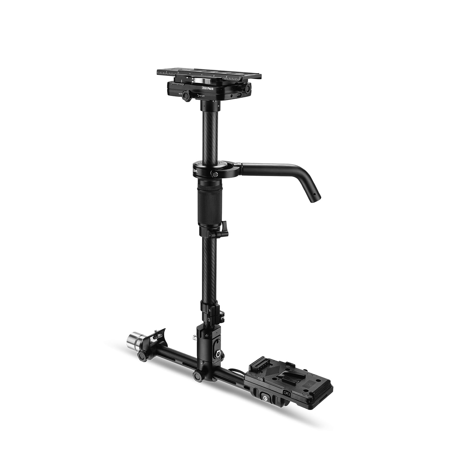 FLYCAM Zest Pro II Electronic Video Camera Handheld Stabilizer. Payload 9kg/20lb. Compatible Arms: Vista, Galaxy, Cinema Arm, Cinema Pro Arm