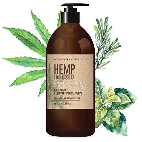 aromatherapy Rituals, Hemp and Coconut Body Lotion, rosemary mint, 1 large