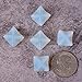 Justinstones Carved Synthetic Opalite Gemstone Crystal 1 inch Merkaba Star Healing Sacred Geometry Chakra Stone (Pack of 5