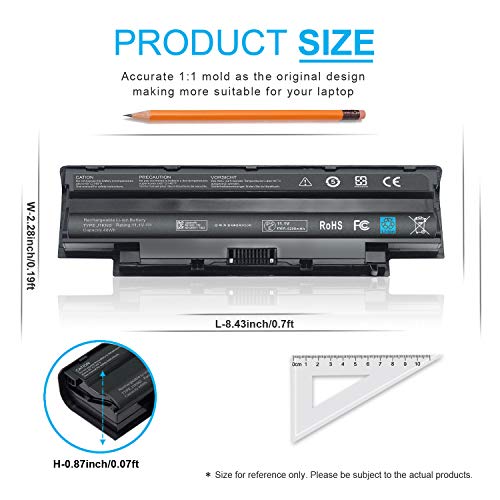 New 11.1V 48Wh J1KND Battery Compatible with Dell Inspiron 15R N5010 N5110 N5030 N5040 N5050 14R N4010 N4110 N4050 13R N3010 N3110 17R N7010 N7110 M5110 M4110 M501 M503 TKV2V 4T7JN W7H3N 04YRJH 06P6PN