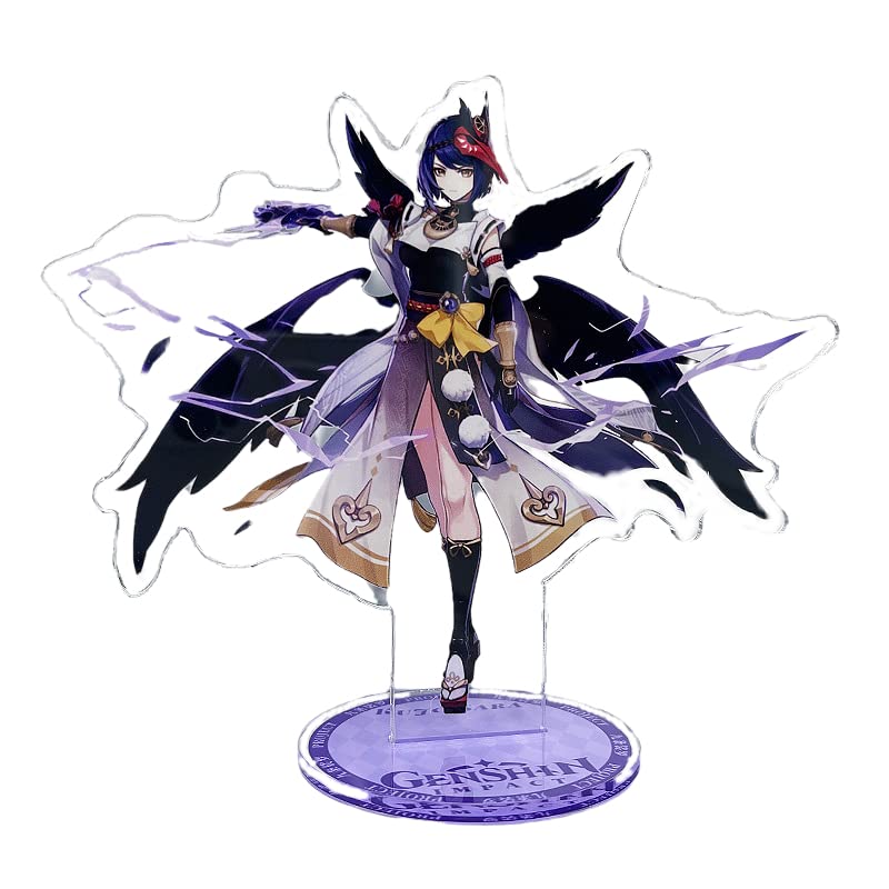 Kaitao Genshin Impact Stand Figure,Game Acrylic Ornaments Stand Model Collections Peripheral,Table Decoration (Kujo Sara)