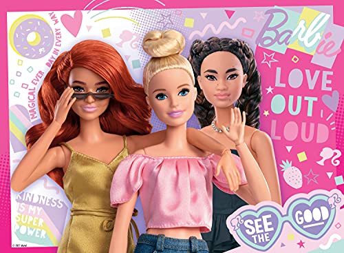 Ravensburger Barbie-Puzzle, 100 XXL-Teile — Puzzles für Kinder ab 6 Jahren, Barbie-Kollektion, Lern- und Spaßspiele, Geschenkideen – Ansicht 2