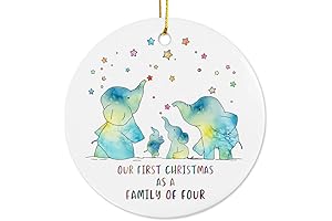Personalized Family of 7 Christmas Ornament