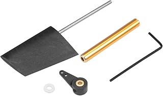 uxcell RC Boat Rudder with Single Servo Arm,Rudder Pad Thickness 7.6mm 1 Set