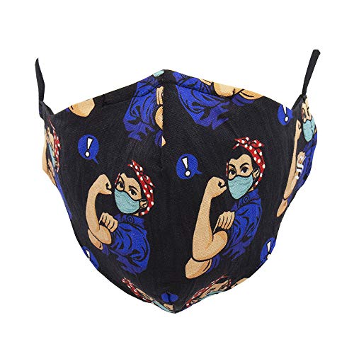 Socksmith Mask Nurse Rosie Black One Size