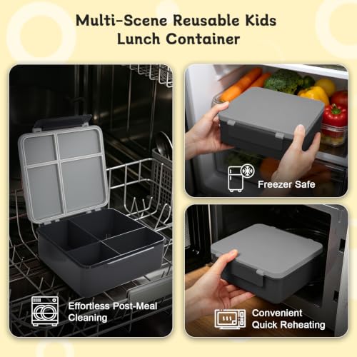 Image of Kids Lunch Box with Lunch Bag Bento (GameBlack)
