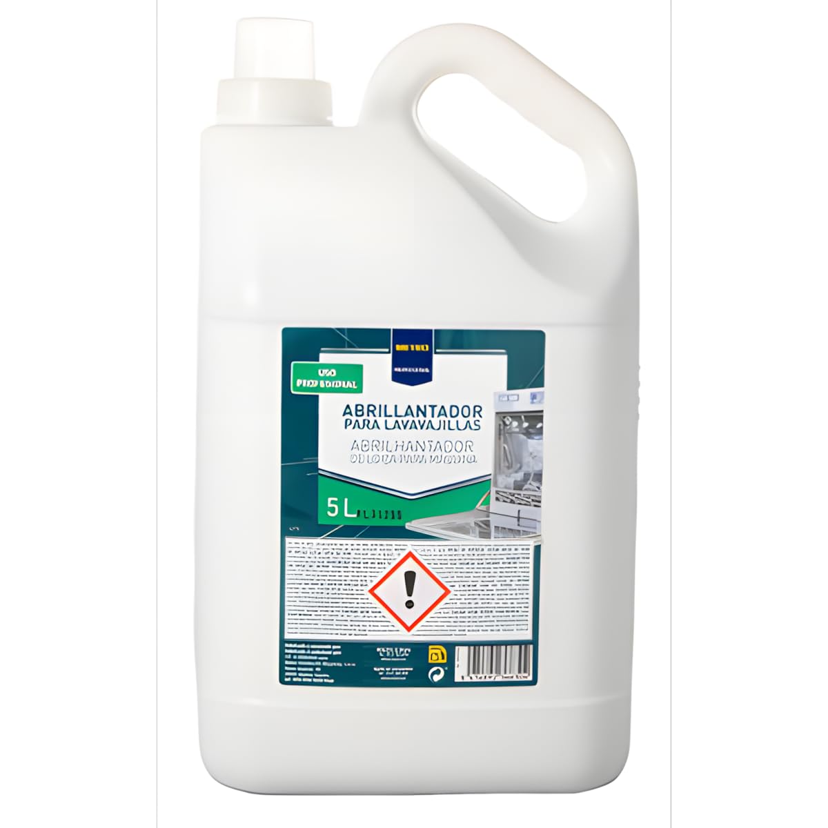 METRO PROFESSIONAL Abrillantador para Lavavajillas – 5 L · Pack 3 Unidades, Producto Profesional Hostelería