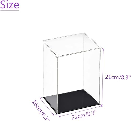 Miniatura 6 de DMiotech 1 caja de acrílico transparente a prueba de polvo 98 x 59 x 39 pulgadas para coleccionables
