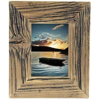 Amazon De Bilderrahmen Holz Mein Landhaus Natur Dunkel 13x18 Cm Leiste 7 Cm Handgefertigte Unikate