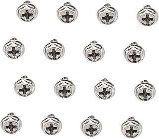 UKCOCO 100 Pcs Pci Pci Screw PC Mounting Screw Computer Accessory Hot Dip Galvanized Silver Screw for Psu Computer Supply Computer Case Fastener Computer Screw for PCI Slot