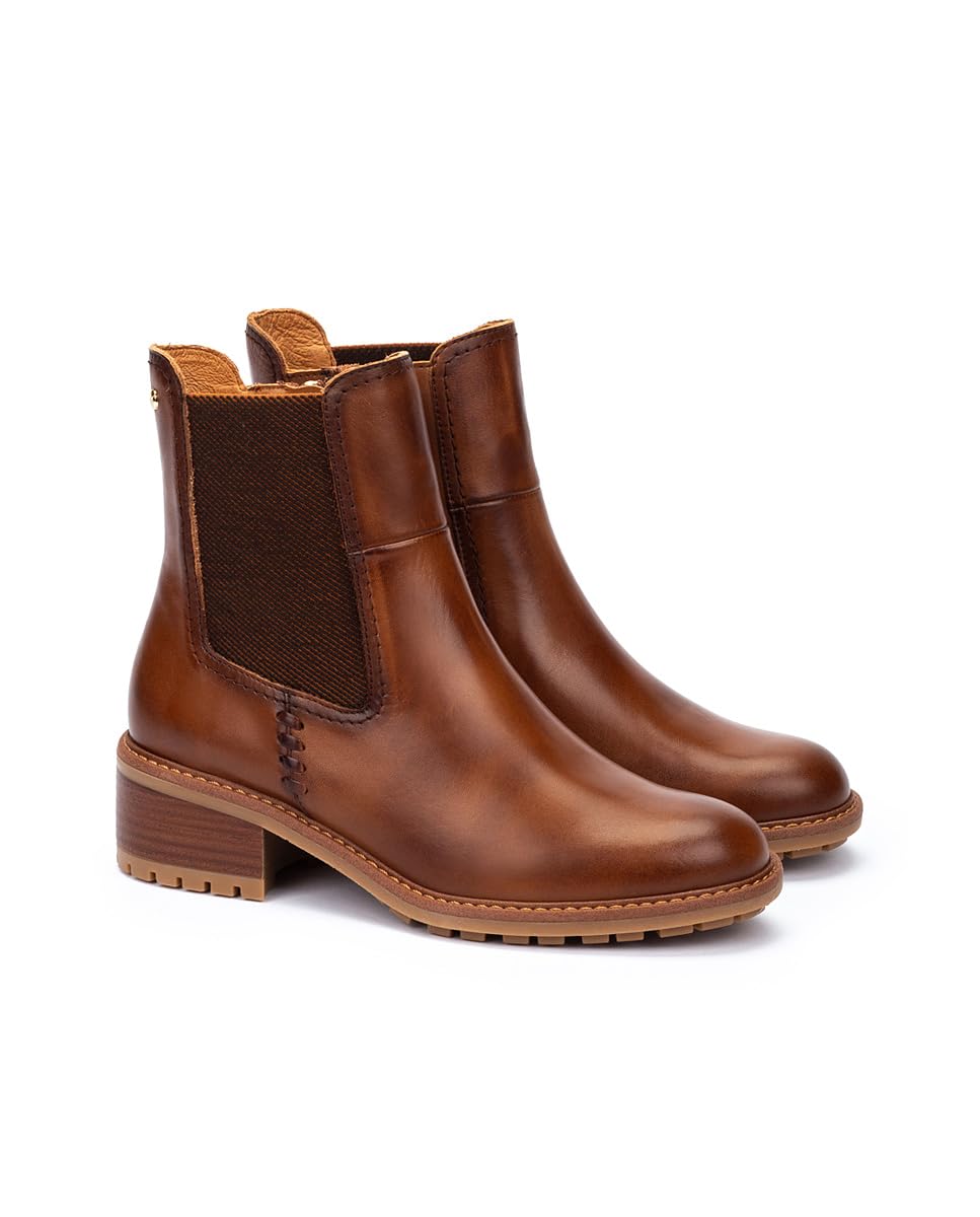 Pikolinos Medina Chelsea Stiefeletten mit Absatz Damen | Leather | Brown