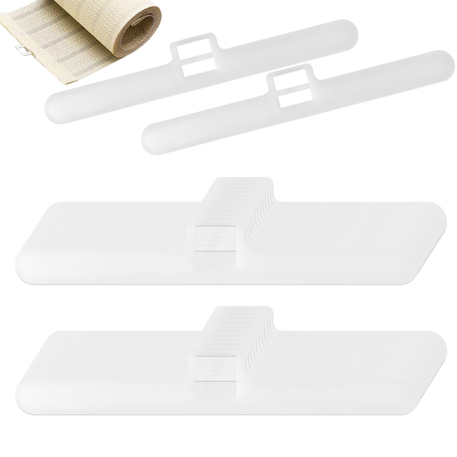 Vertical Blind Top Hangers 25pcs Vertical Blinds Repair Parts 3.5inch 89mm Slats Spare Parts for Repair Vertical Hanging Venetian Blinds Accessories Vertical Blind Repair Kit