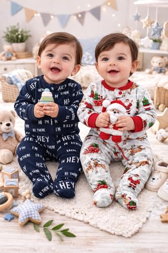 Image of TuddyBuddy 100% Cotton Multi Color Zipper Romper Sleepsuit /Romper /Jumpsuit for Baby Boy & Baby Girl